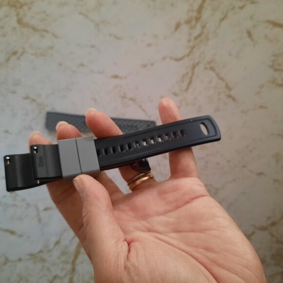 22mm Quick Release Replacement Watch Strap/Band - NWT! Gray, Dragon Scales - Picture 4 of 16